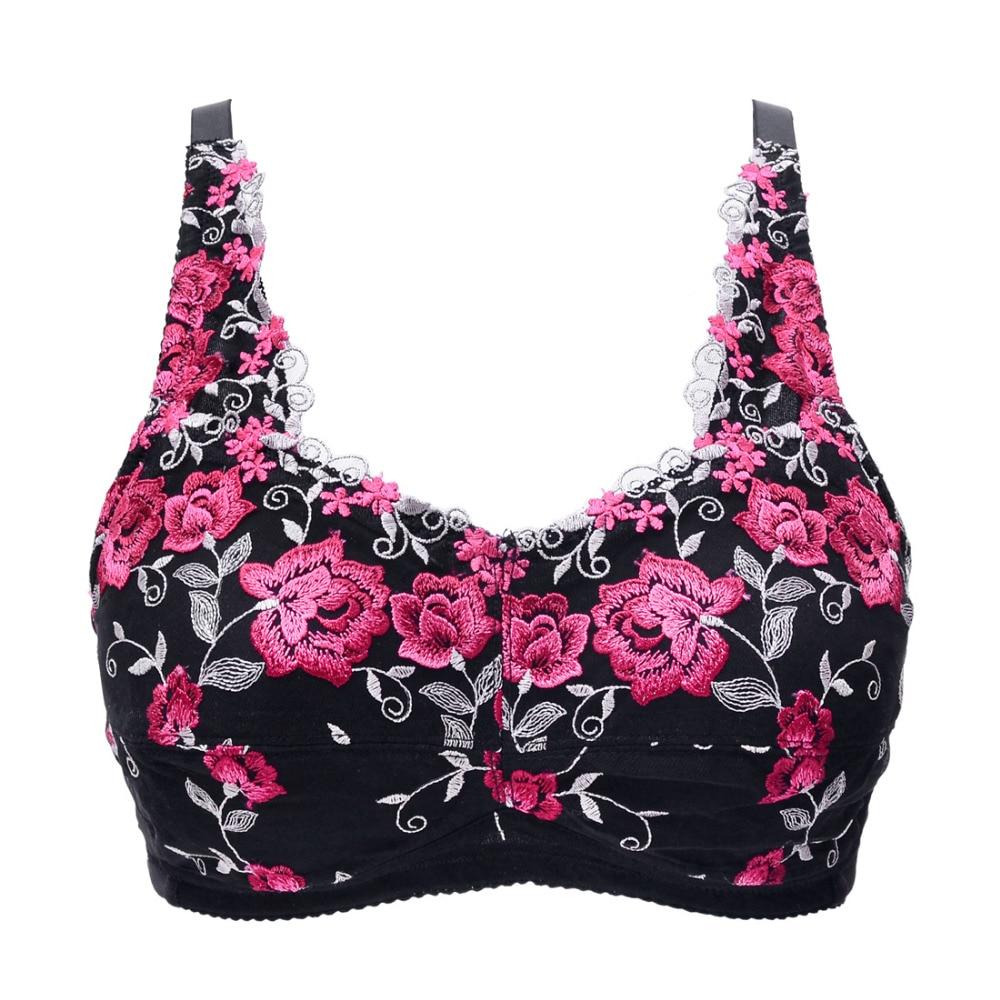 Embroidered Crossdresser Pocket Bra - Sissy Panty Shop