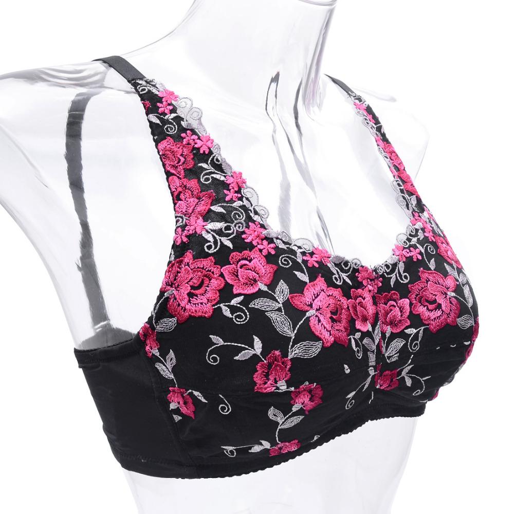 Embroidered Crossdresser Pocket Bra - Sissy Panty Shop