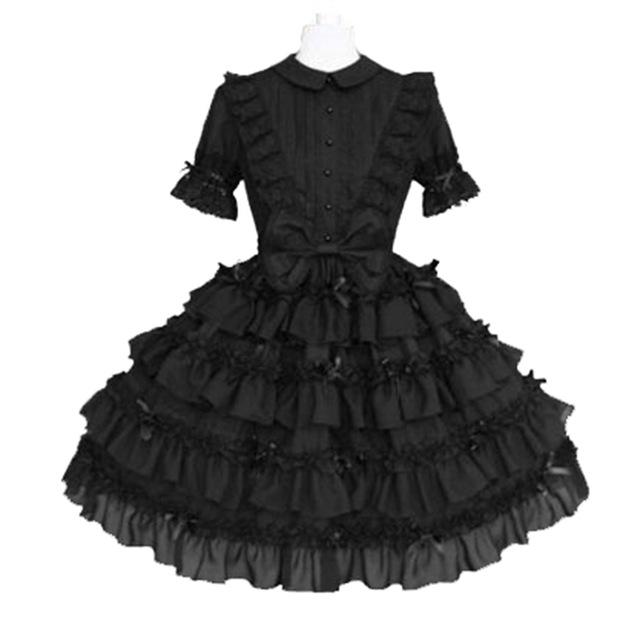 Black Lolita Dress - Sissy Panty Shop