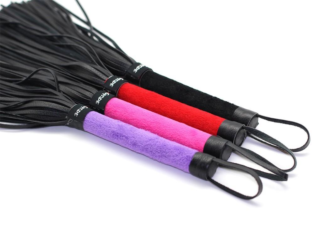 Velvet Handle Sissy Flogger - Sissy Panty Shop