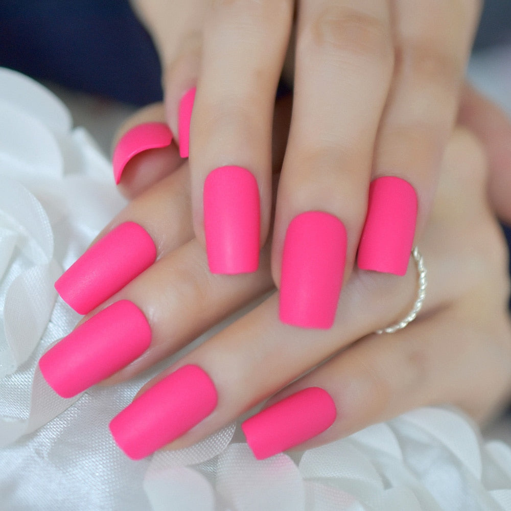 Hot Pink Faux Nails - Sissy Panty Shop