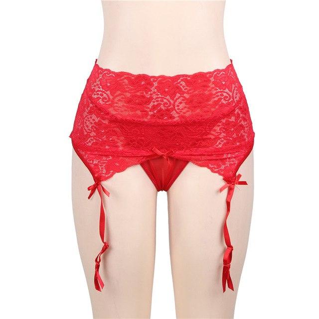 Lace Sissy Garter Set - Sissy Panty Shop