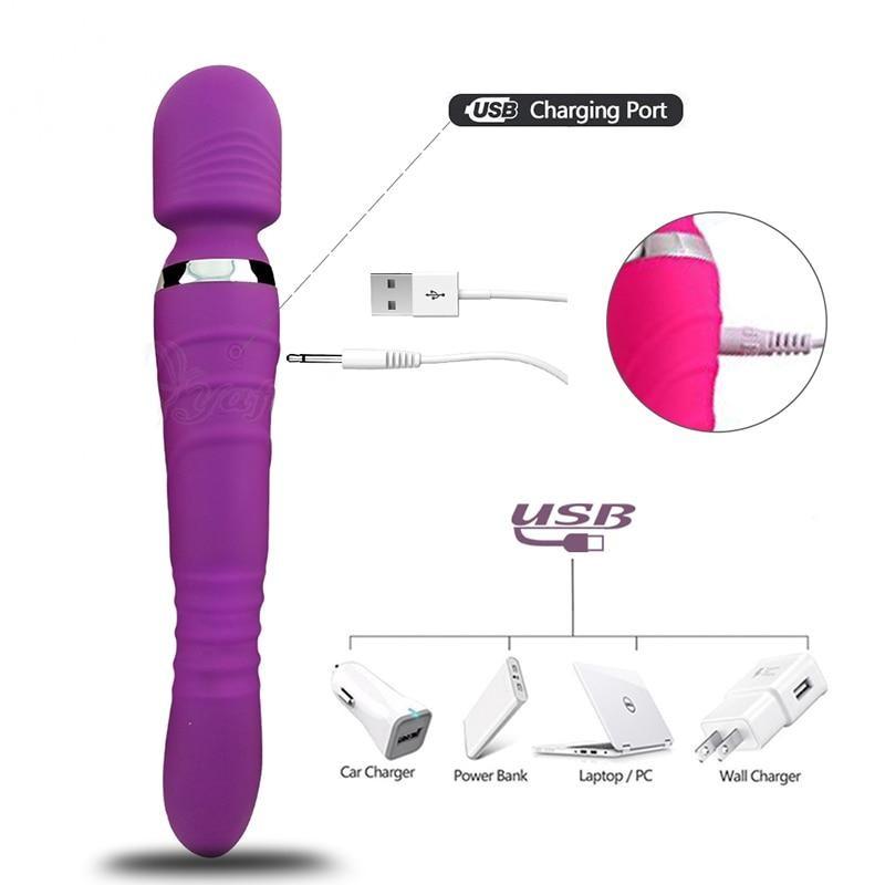 Rotation Heated Dildo Vibrator - Sissy Panty Shop