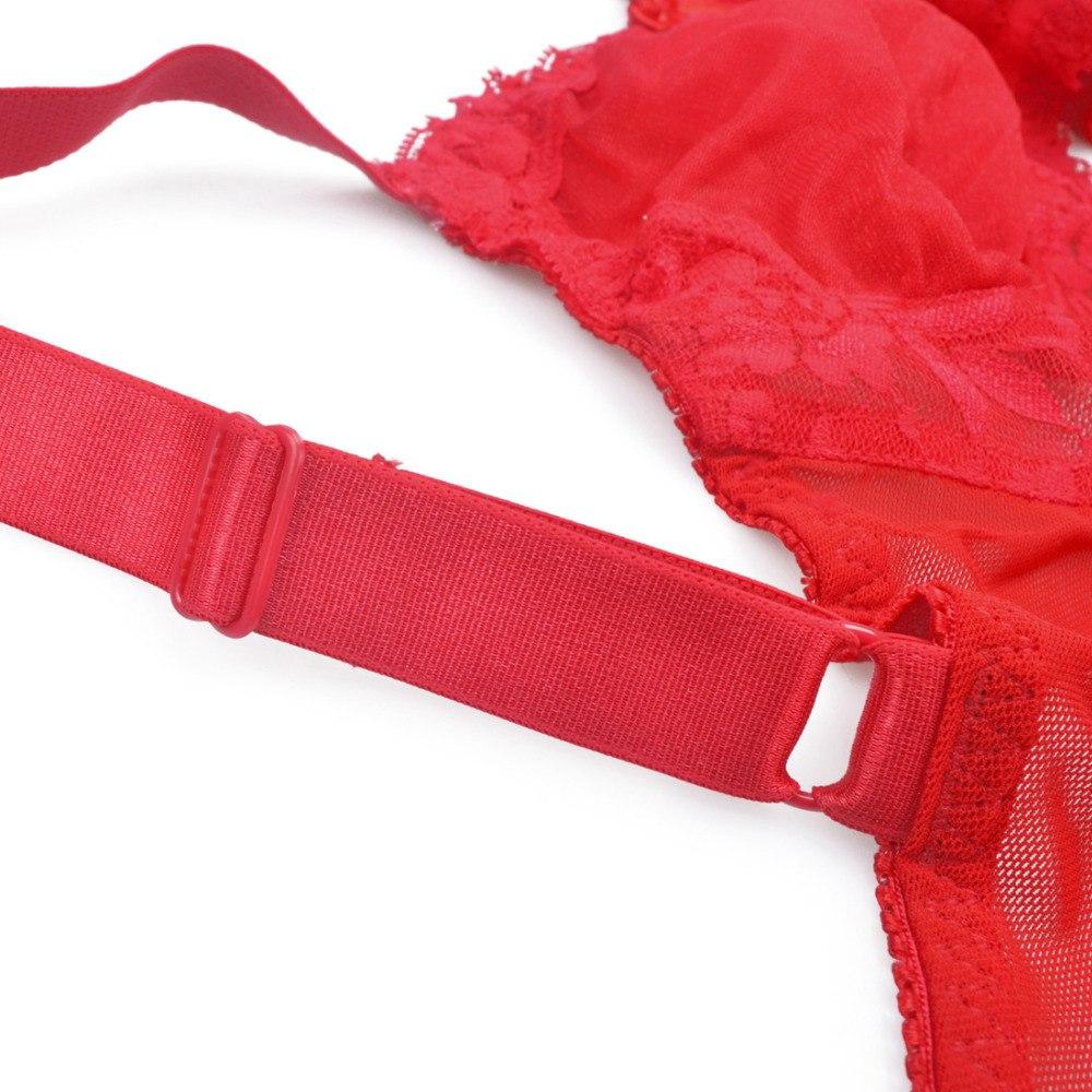 "Sissy in Red" Crossdressing Pocket Bra - Sissy Panty Shop