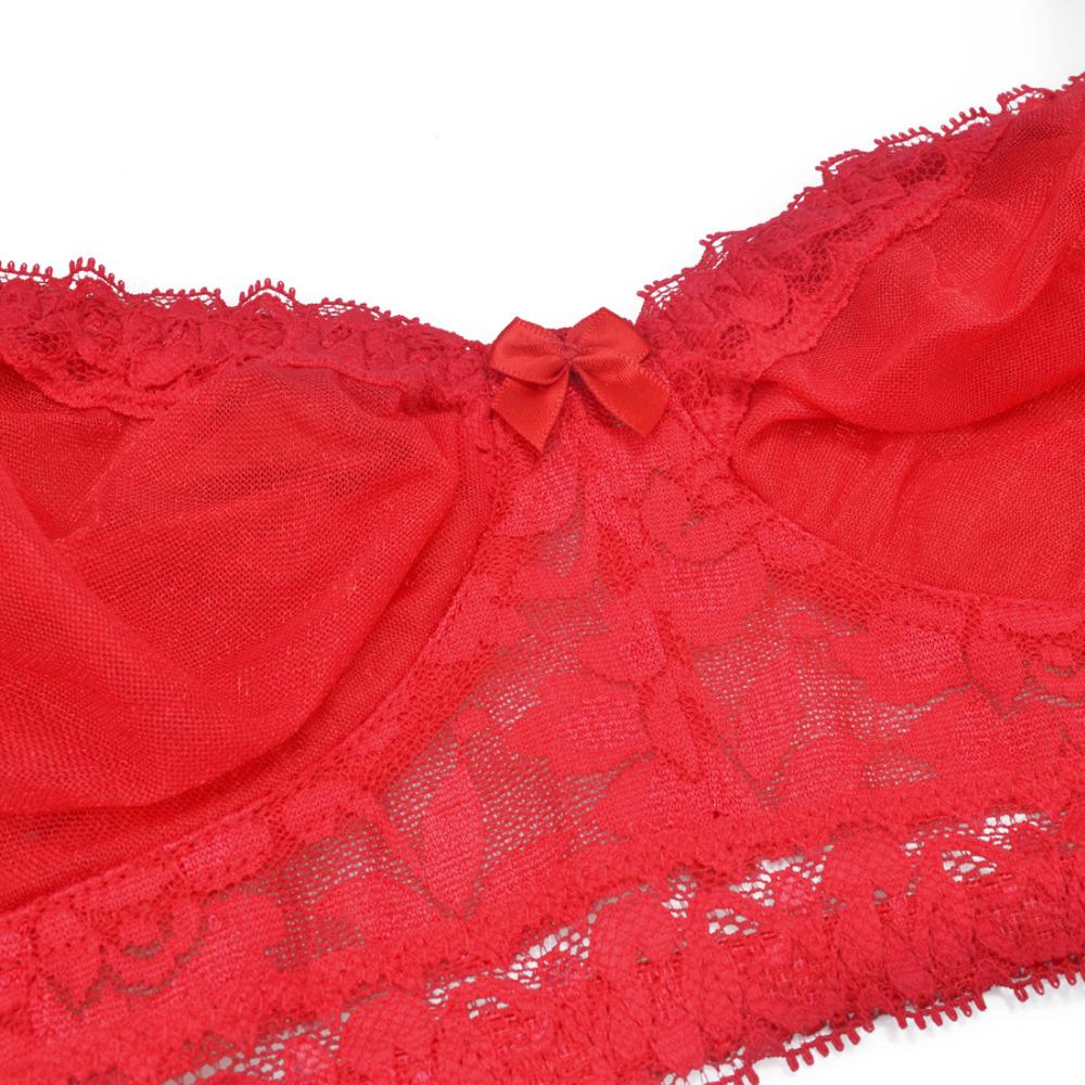 "Sissy in Red" Crossdressing Pocket Bra - Sissy Panty Shop