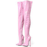 "Sissy Trixie" Thigh High Crotch Boots - Sissy Panty Shop