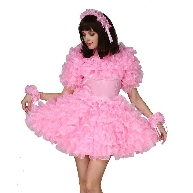 Lockable Organza Sissy Dress - Sissy Panty Shop