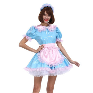 Sissy Maid Baby Blue Uniform – Sissy Panty Shop