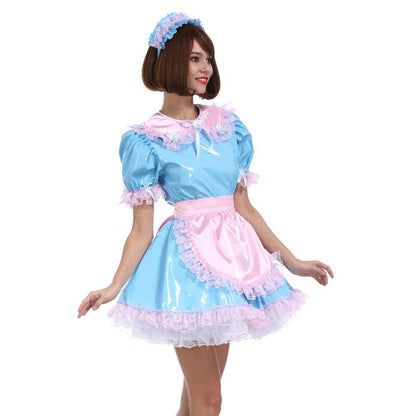 Sissy Maid Baby Blue Uniform - Sissy Panty Shop