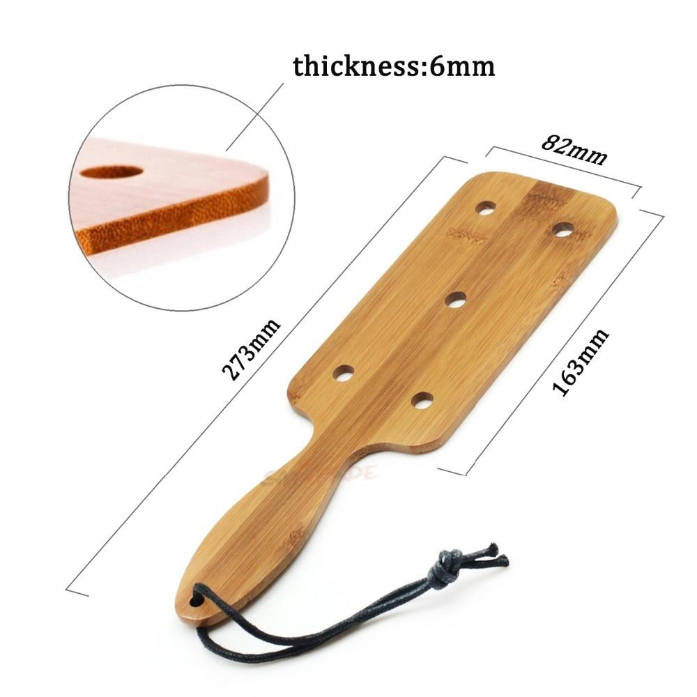 Bamboo Paddle with Holes - Sissy Panty Shop