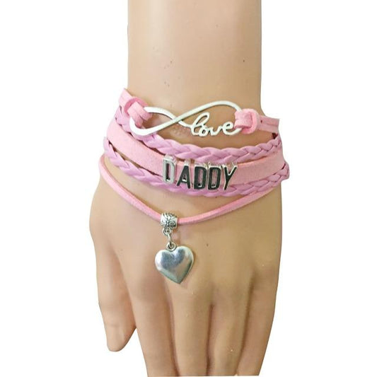 Daddy DDLG/ ABDL Leather Bracelet - Sissy Panty Shop