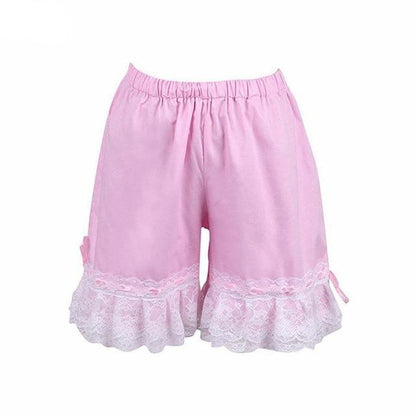 Bow Lace Lolita Cotton Bloomers - Sissy Panty Shop