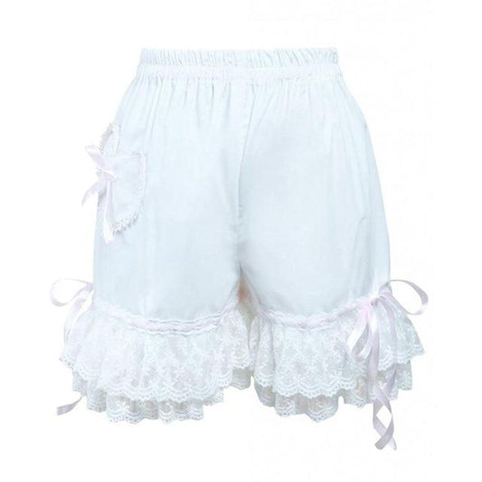 Bow Lace Lolita Cotton Bloomers - Sissy Panty Shop