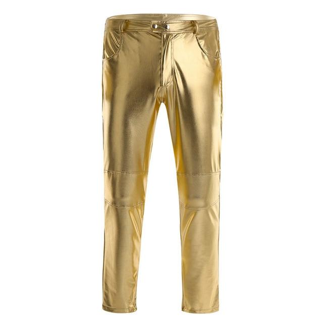 Metallic Tight Pants - Sissy Panty Shop