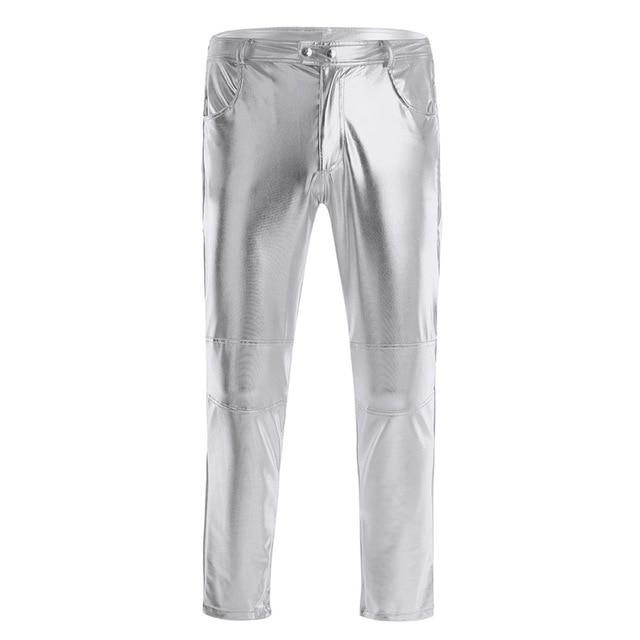 Metallic Tight Pants - Sissy Panty Shop