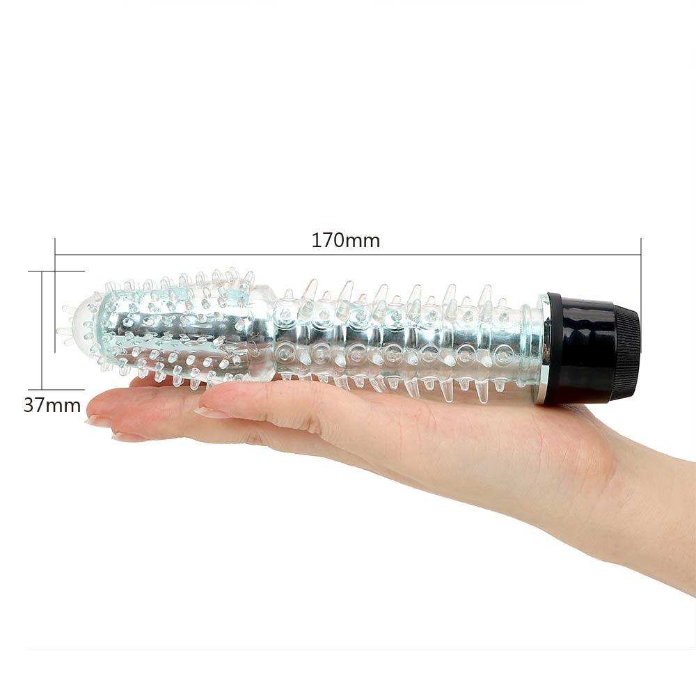 Jelly Dildo Multi-Speed Penis Vibrator - Sissy Panty Shop