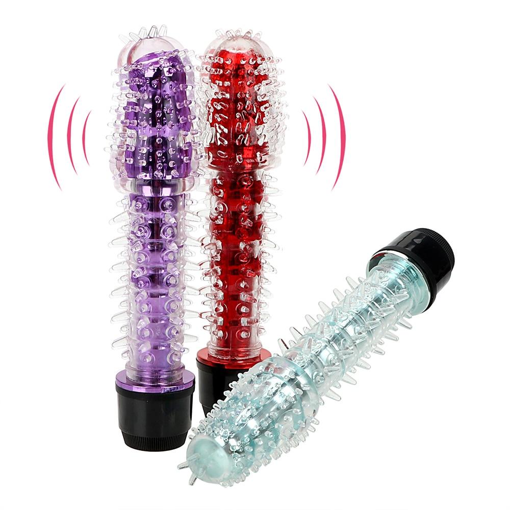 Jelly Dildo Multi-Speed Penis Vibrator - Sissy Panty Shop
