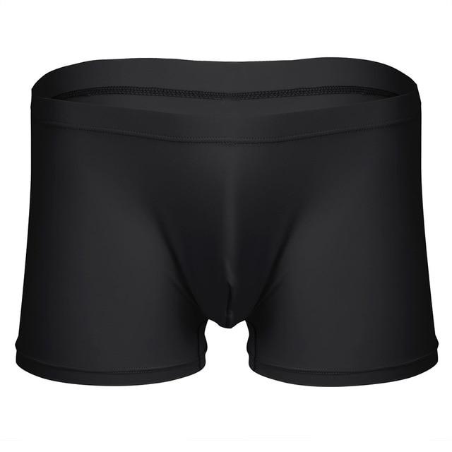 Ice Silk Pouch Boxer Shorts - Sissy Panty Shop