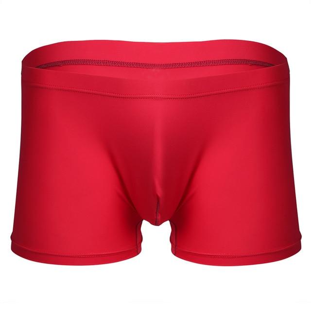 Ice Silk Pouch Boxer Shorts - Sissy Panty Shop