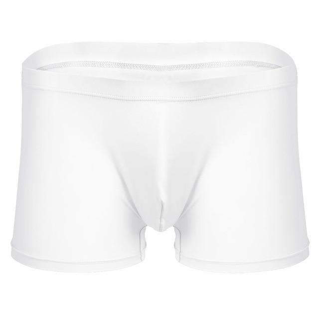 Ice Silk Pouch Boxer Shorts - Sissy Panty Shop