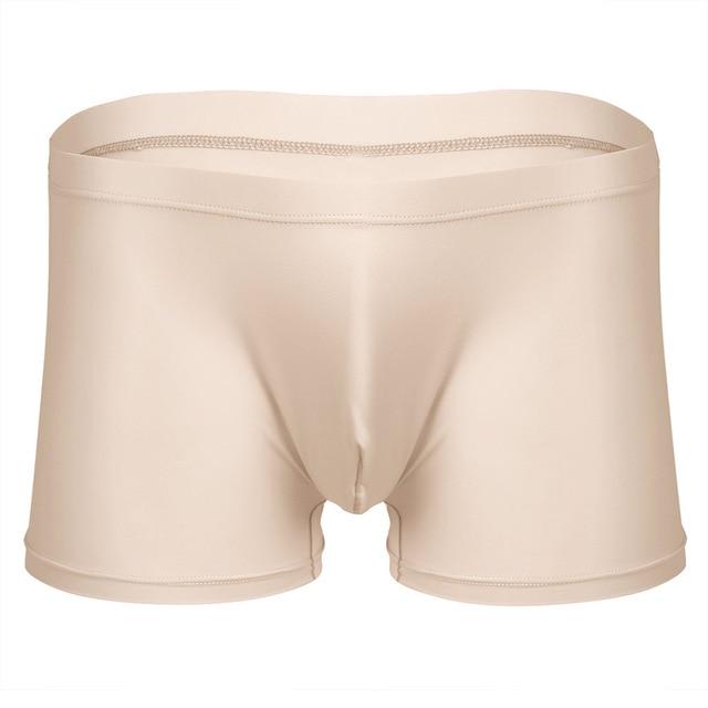 Ice Silk Pouch Boxer Shorts - Sissy Panty Shop