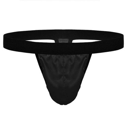 Soft Shiny Satin T Back Bikini | Sexy G-String Thong Underwear | Low-Rise & High Cut | For Sissy Boys & Crossdressers - Sissy Panty Shop