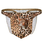 Leopard Loincloth Thong - Sissy Panty Shop