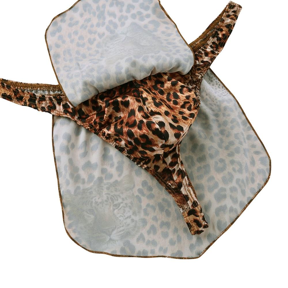 Leopard Loincloth Thong - Sissy Panty Shop