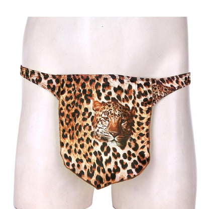 Leopard Loincloth Thong - Sissy Panty Shop