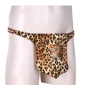 Leopard Loincloth Thong - Sissy Panty Shop