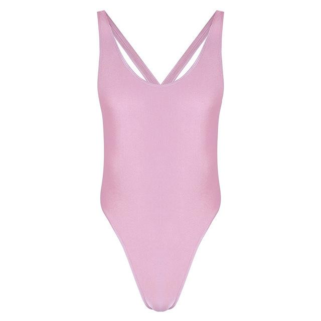 Sleeveless Thong Bodysuit - Sissy Panty Shop