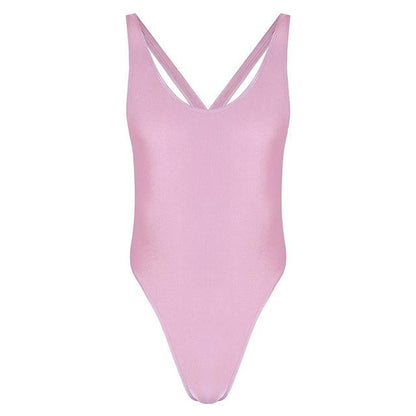 Sleeveless Thong Bodysuit - Sissy Panty Shop