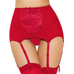High Waist Lace Garter Belt - Sissy Panty Shop
