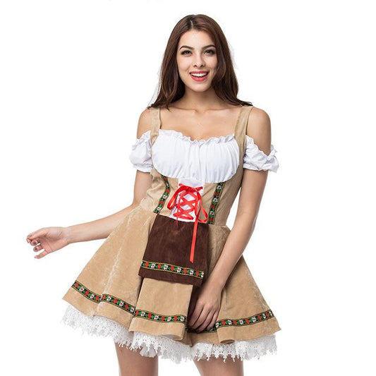 Oktoberfest Beer Girl Maid Costume - Sissy Panty Shop