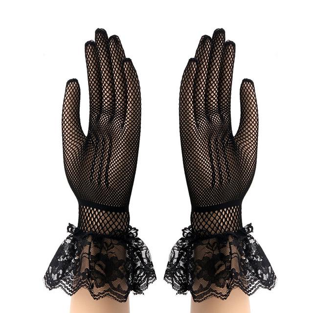 "Sissy Madonna" Bowknot Lace Gloves - Sissy Panty Shop