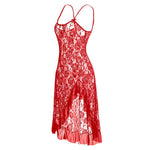 Long Floral Lace Nightgown - Sissy Panty Shop
