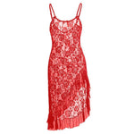 Long Floral Lace Nightgown - Sissy Panty Shop