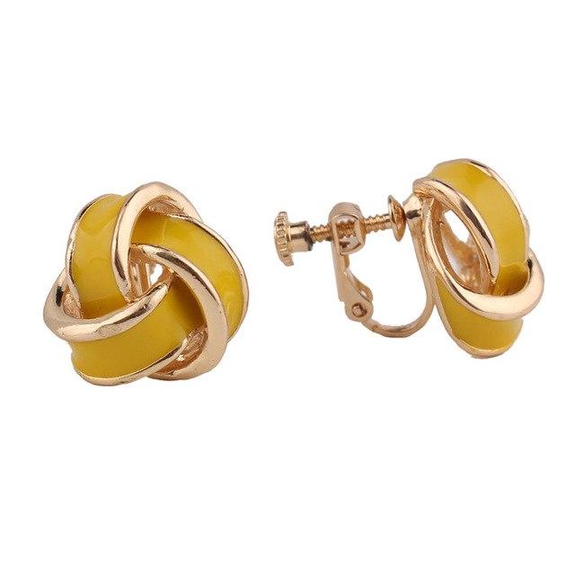 Candy Enamel Clip on Earrings - Sissy Panty Shop