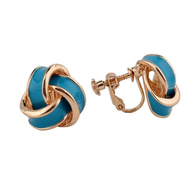 Candy Enamel Clip on Earrings - Sissy Panty Shop