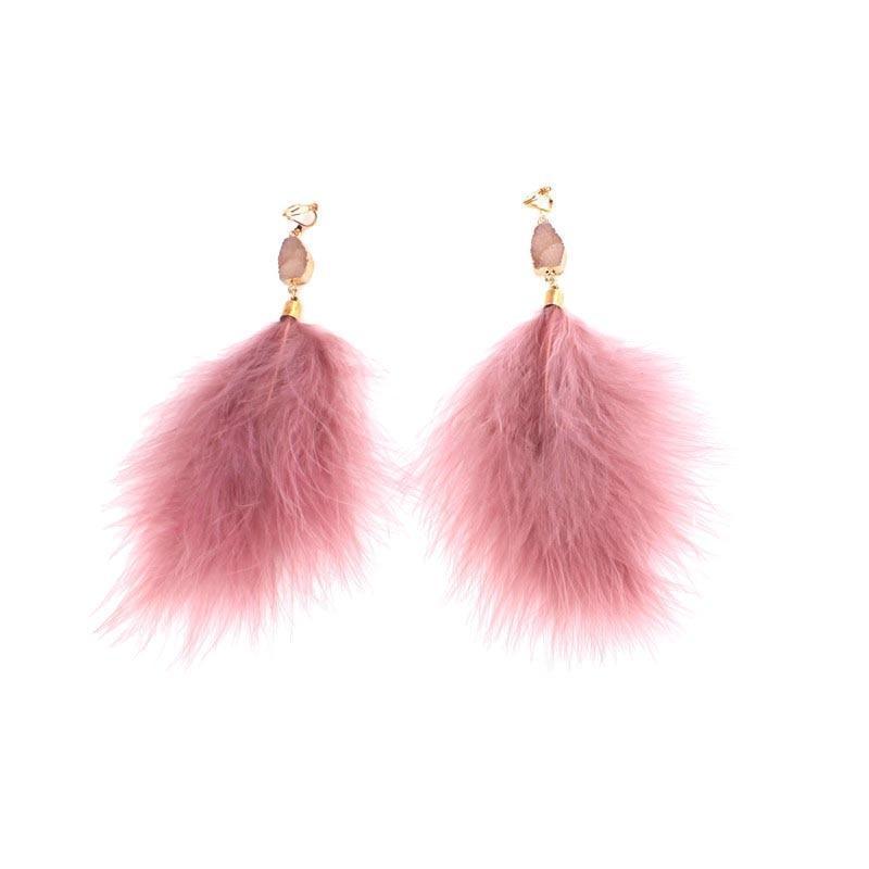 Sissy Feather Earrings - Sissy Panty Shop