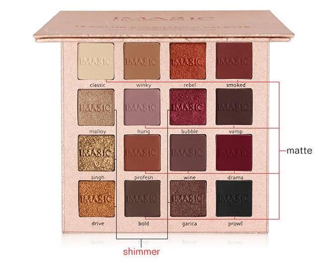 16 Color Shimmer Glitter Eyeshadow Palette - Sissy Panty Shop