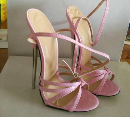 "Tranny Pandora" Ankle Strap Sandals - Sissy Panty Shop