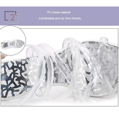 Transparent Open Toe Tranny Sandals - Sissy Panty Shop