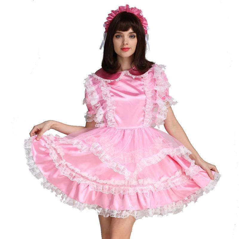 Lockable Sissy Maid Dress - Sissy Panty Shop