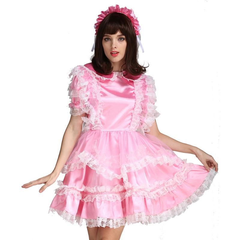 Lockable Sissy Maid Dress - Sissy Panty Shop