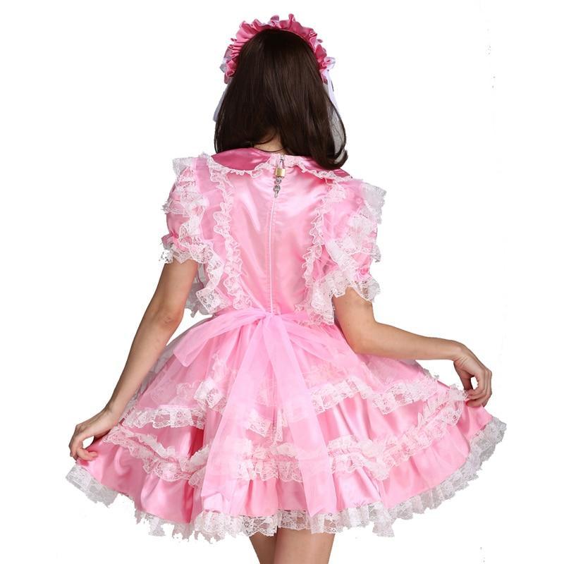 Lockable Sissy Maid Dress - Sissy Panty Shop