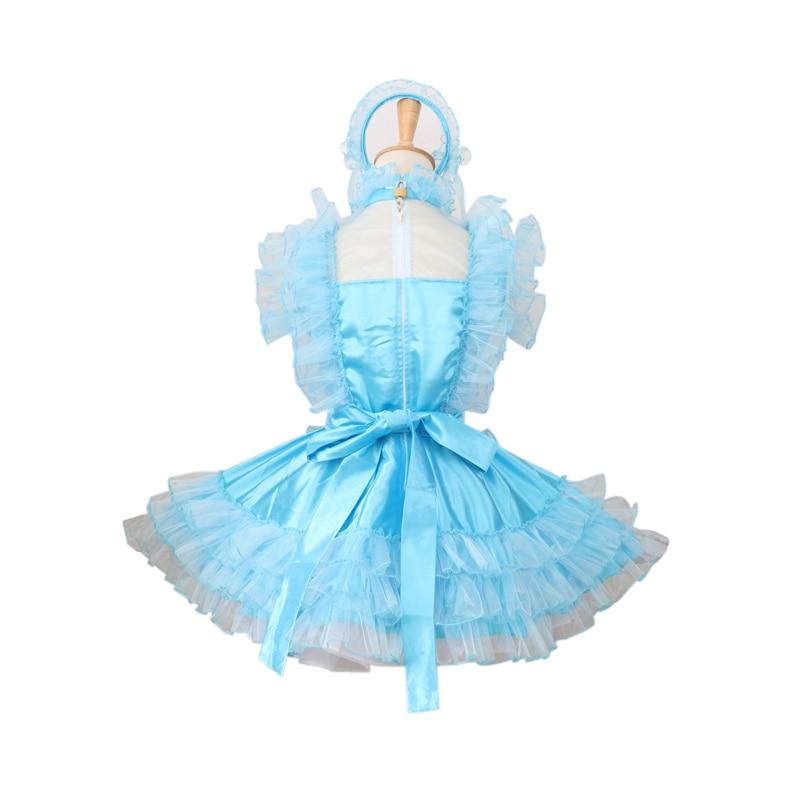 Lockable Organza Sissy Maid Dress - Sissy Panty Shop
