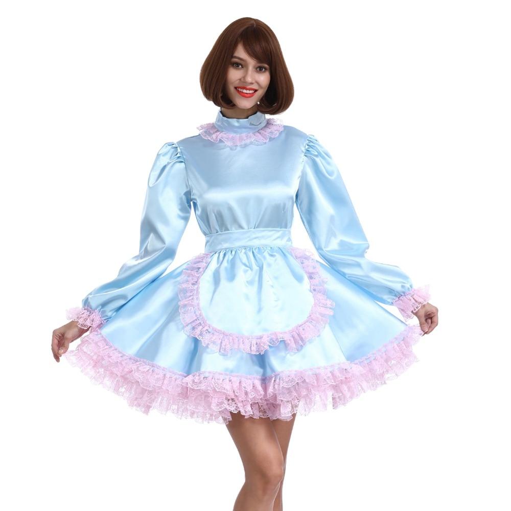 "Sissy Paula" Lockable Maid Dress - Sissy Panty Shop