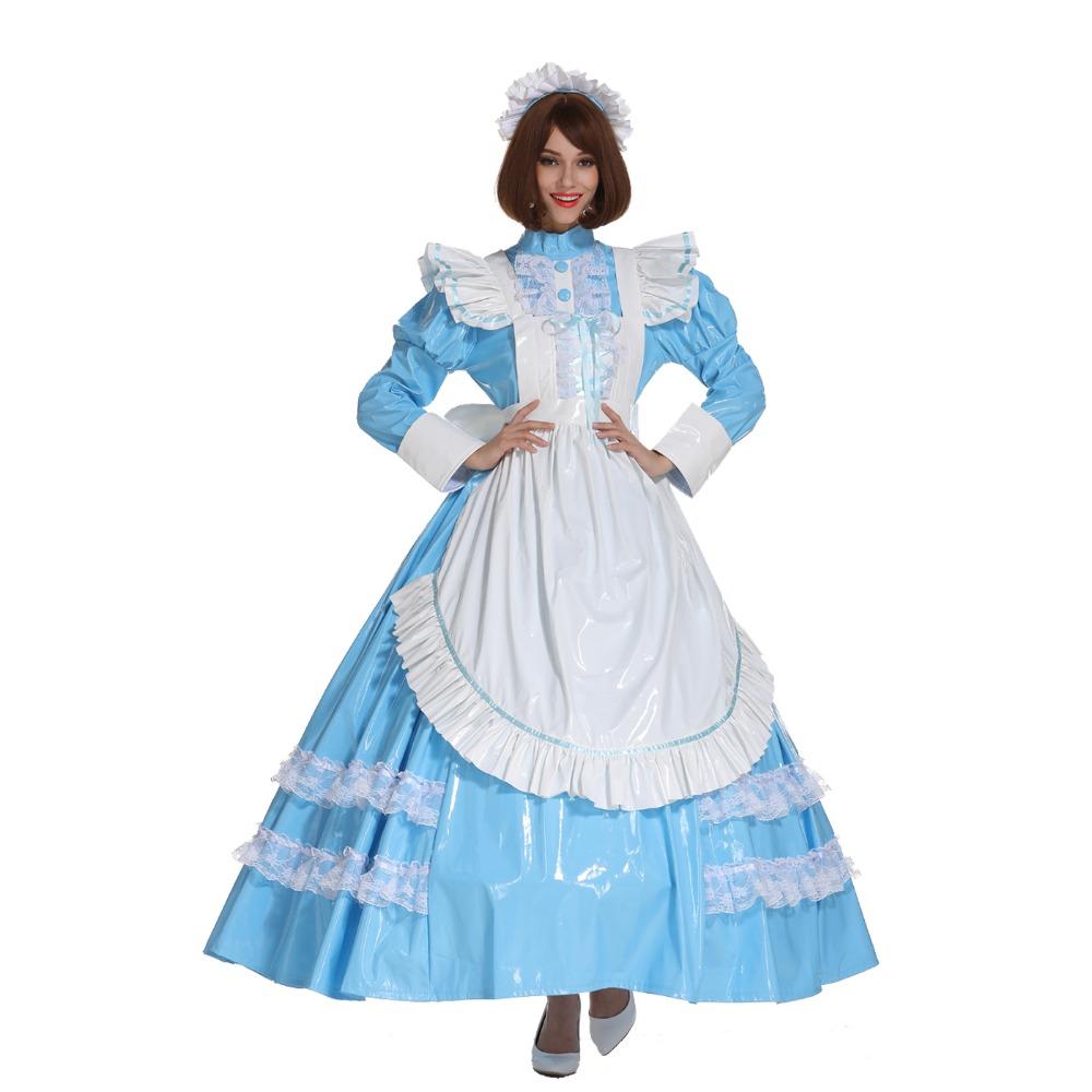 Lockable French Sissy Maid Dress - Sissy Panty Shop