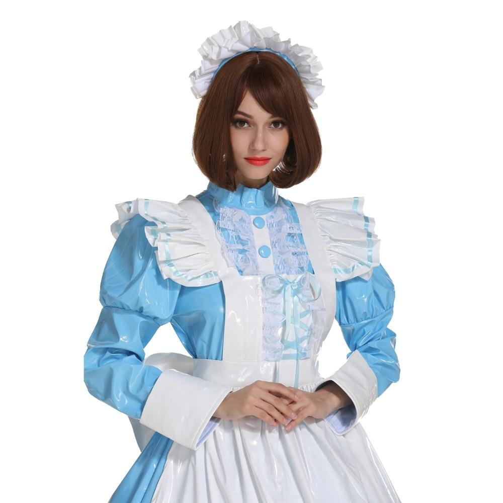 Lockable French Sissy Maid Dress - Sissy Panty Shop